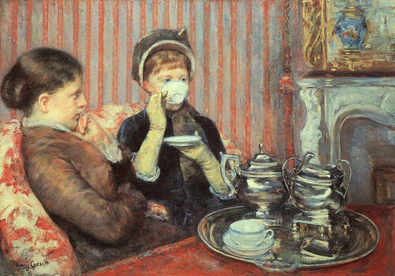 Mary Cassatt The Cup of Tea Sweden oil painting art